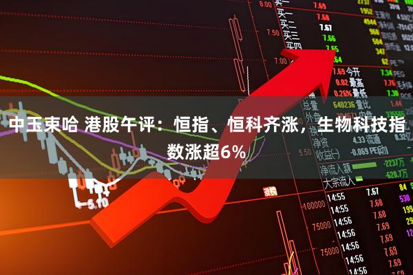 中玉束哈 港股午评：恒指、恒科齐涨，生物科技指数涨超6%